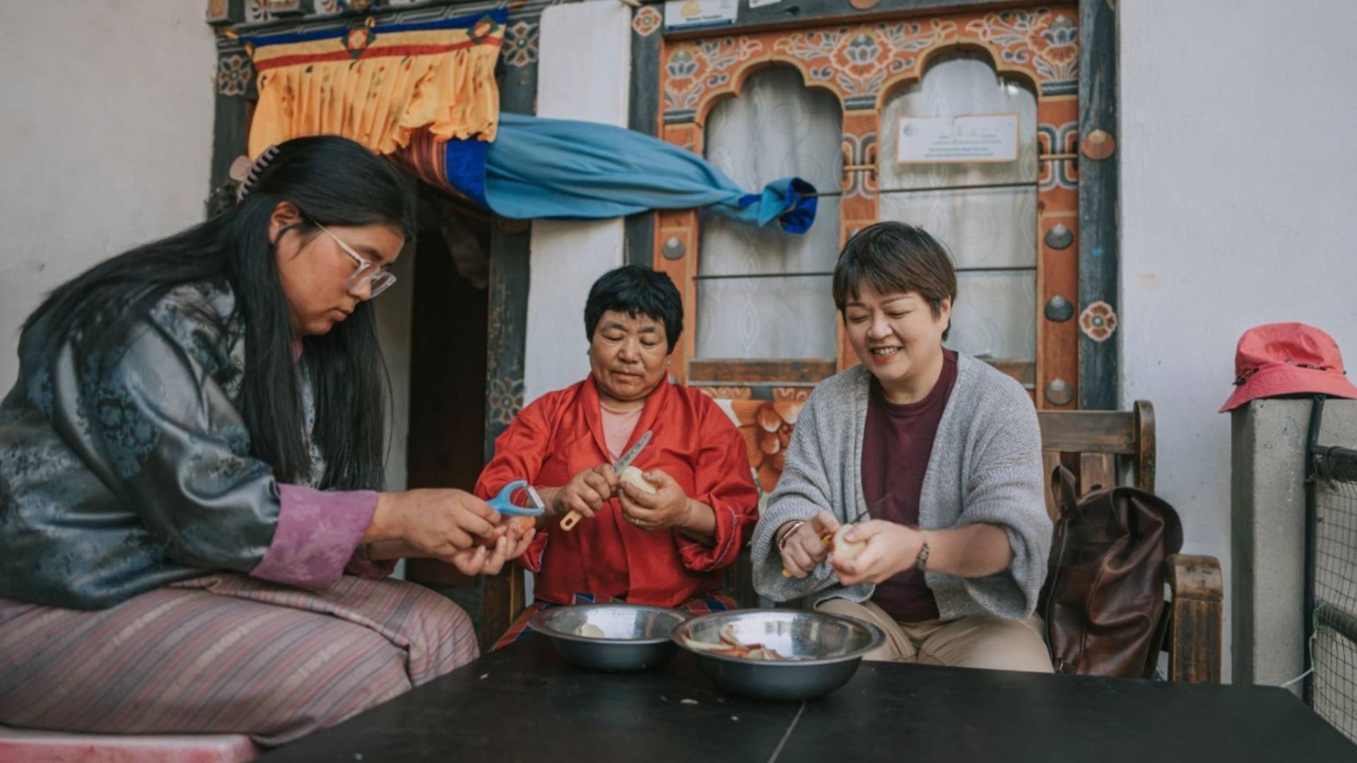 Interaction with Local people in Paro/Punakha